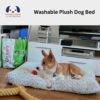 Washable Plush Dog Bed - Comfort for Dogs of All Sizes