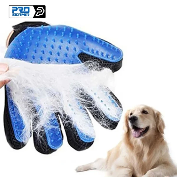 Grooming gloves for dog with Cats Brush Comb Deshedding Hair