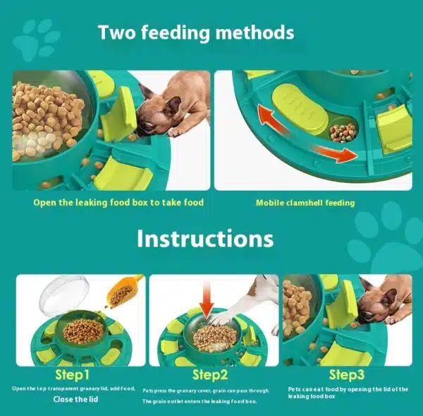 Potaroma Dog Puzzle Toy 2 Levels, Slow Feeder | Dog Food Treat Feeding - Image 8