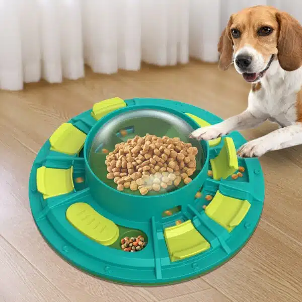 Potaroma Dog Puzzle Toy 2 Levels, Slow Feeder | Dog Food Treat Feeding