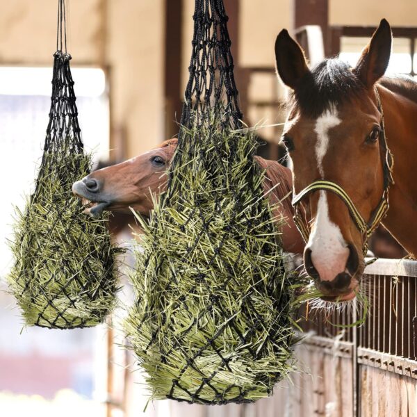 Portable Hay Feeder For Horses With Small Aperture - Image 3