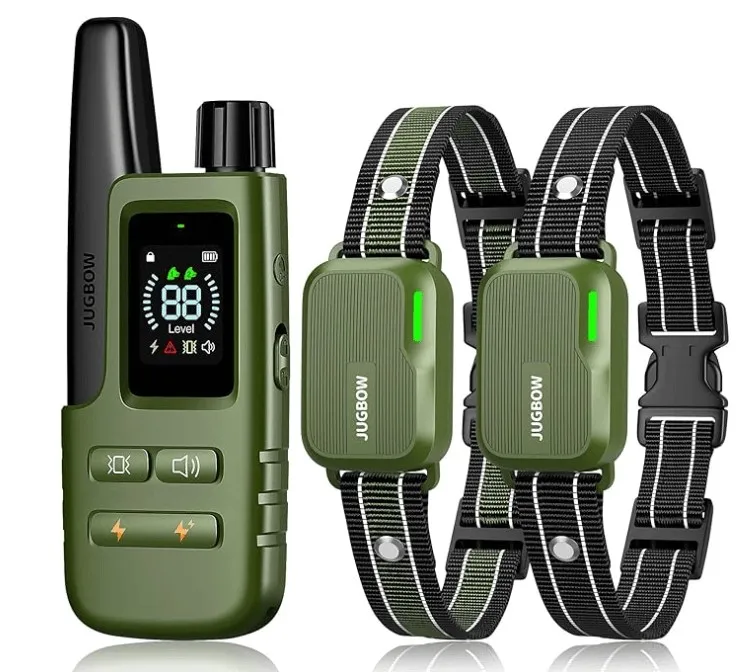 Dog Shock Collar for 2 Dogs - 4200FT Remote, Waterproof, Rechargeable, 4 Training Modes