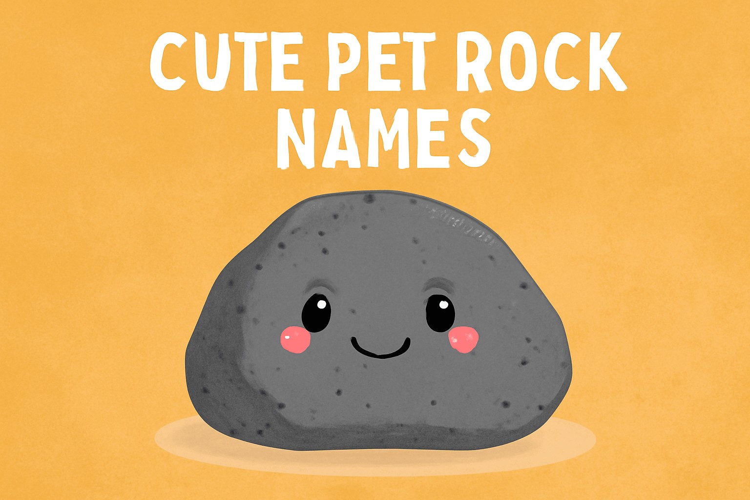 cute pet rock names